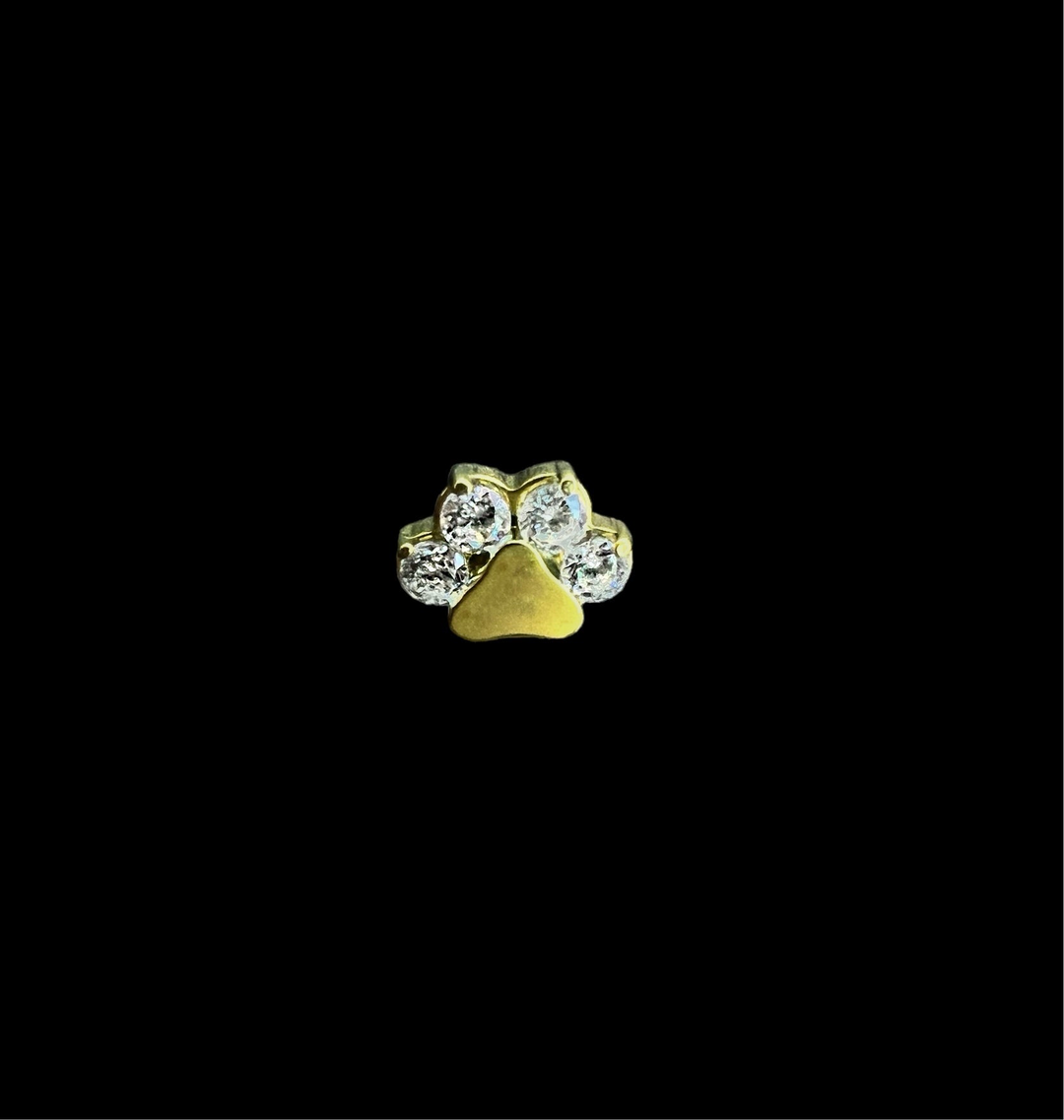 Aufsatz "The Paw" Gold