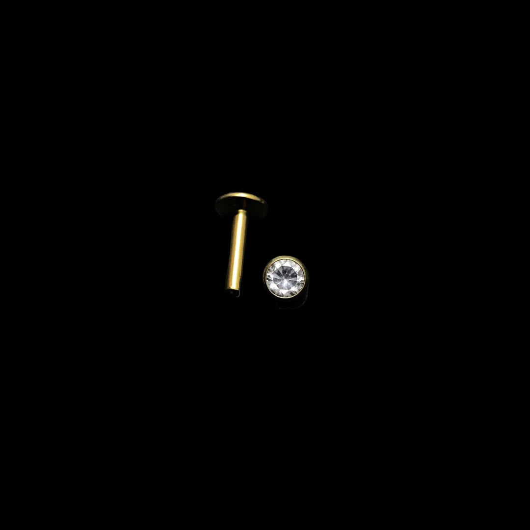 Aufsatz "Pure Swarovski" Gold