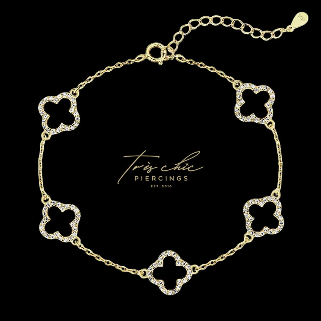 Armband "Trèfle" Gold