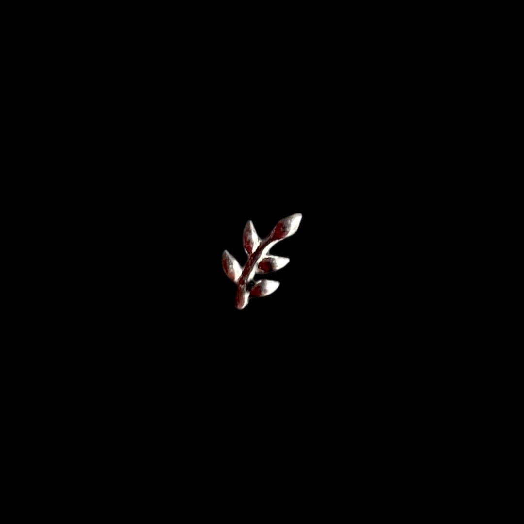 Echtgoldaufsatz "Filigree Leaf”