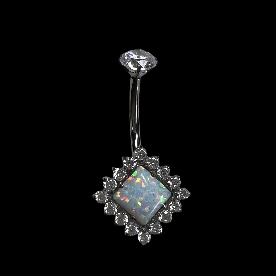 Bauchnabelpiercing "Diva" Opal