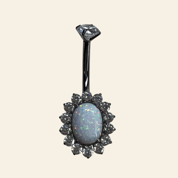 Bauchnabelpiercing "Diva" Opal