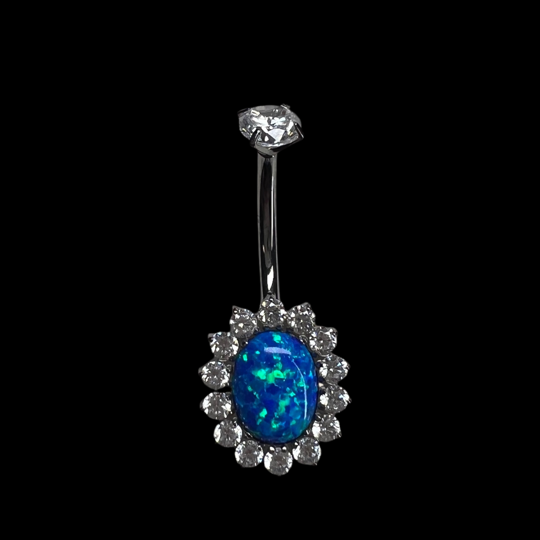 Bauchnabelpiercing "Diva" Opal