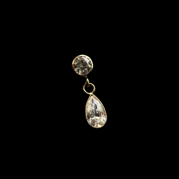 Aufsatz "Teardrop" Swarovski