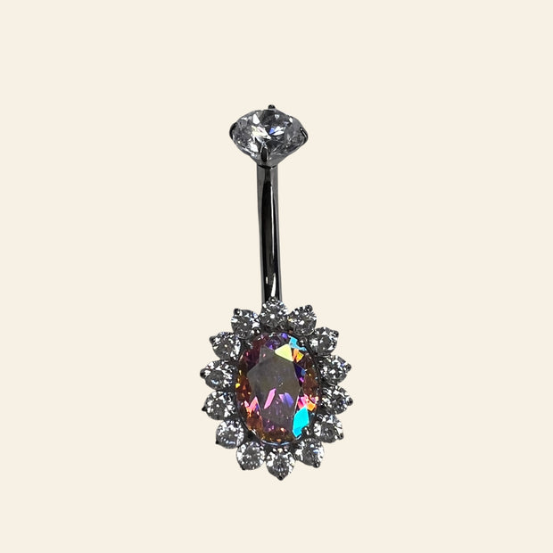 Bauchnabelpiercing "Diva" Oval