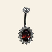 Bauchnabelpiercing "Diva" Oval