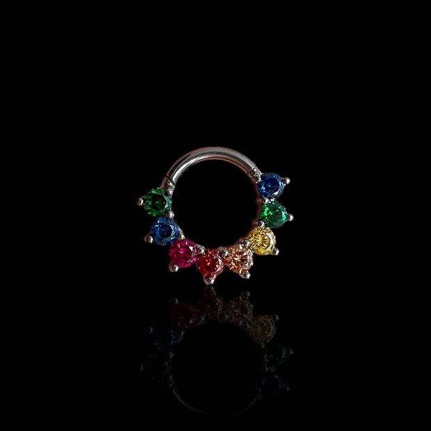 Ring "Pétale" Rainbow