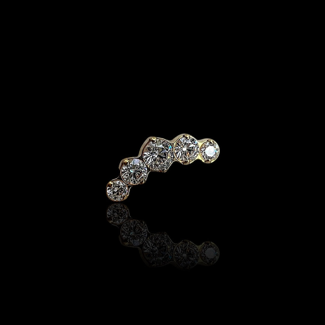 Cluster " Simple Swarovski"
