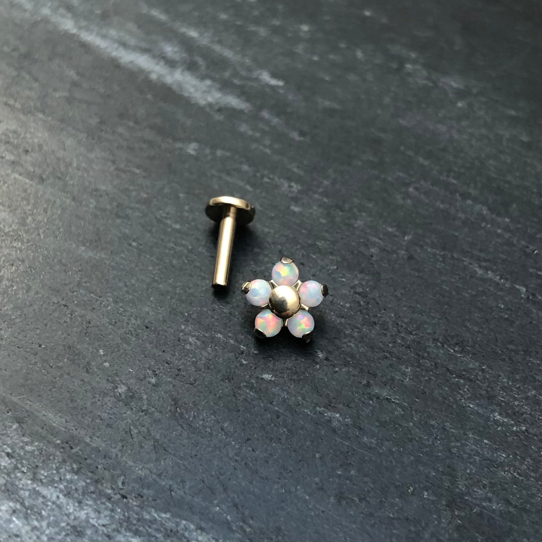 Aufsatz "Opal Flower" Blume